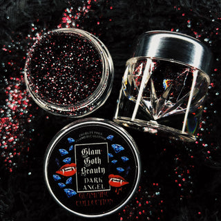 GLAM GOTH BEAUTY DARK ANGEL GLAMPIRE DIAMOND GLITTER