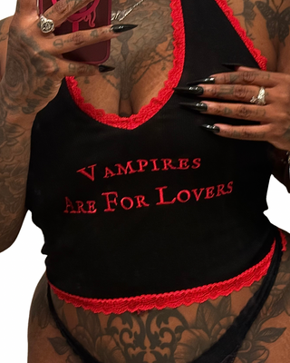 VAMP LOVER HALTER TOP