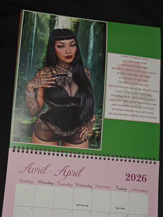 MARLEY BLOODROSE 2026 CALENDAR